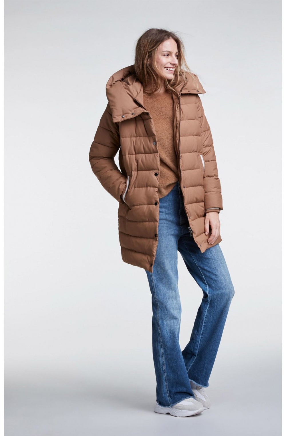 Toasted Coconut Quilted Coat