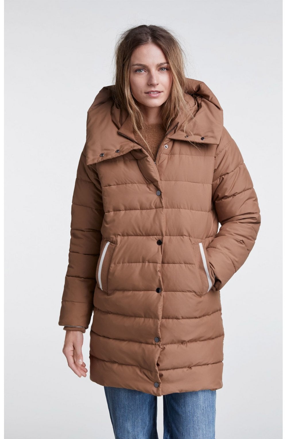 Toasted Coconut Quilted Coat