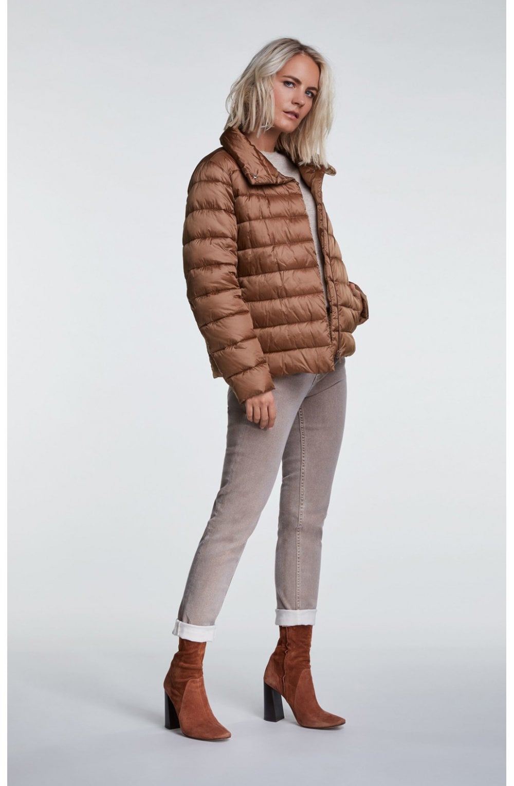 Toasted Coconut Quilted Jacket