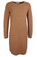 Toasted Coconut Ribbed Dress