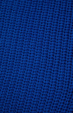 True Blue Chunky Knit Scarf