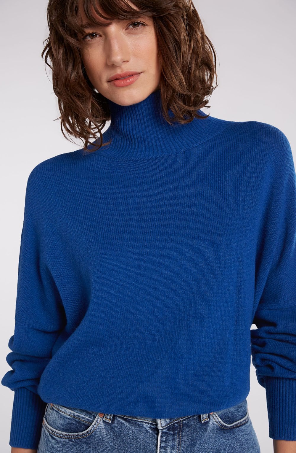 True Blue Fine Knit Jumper