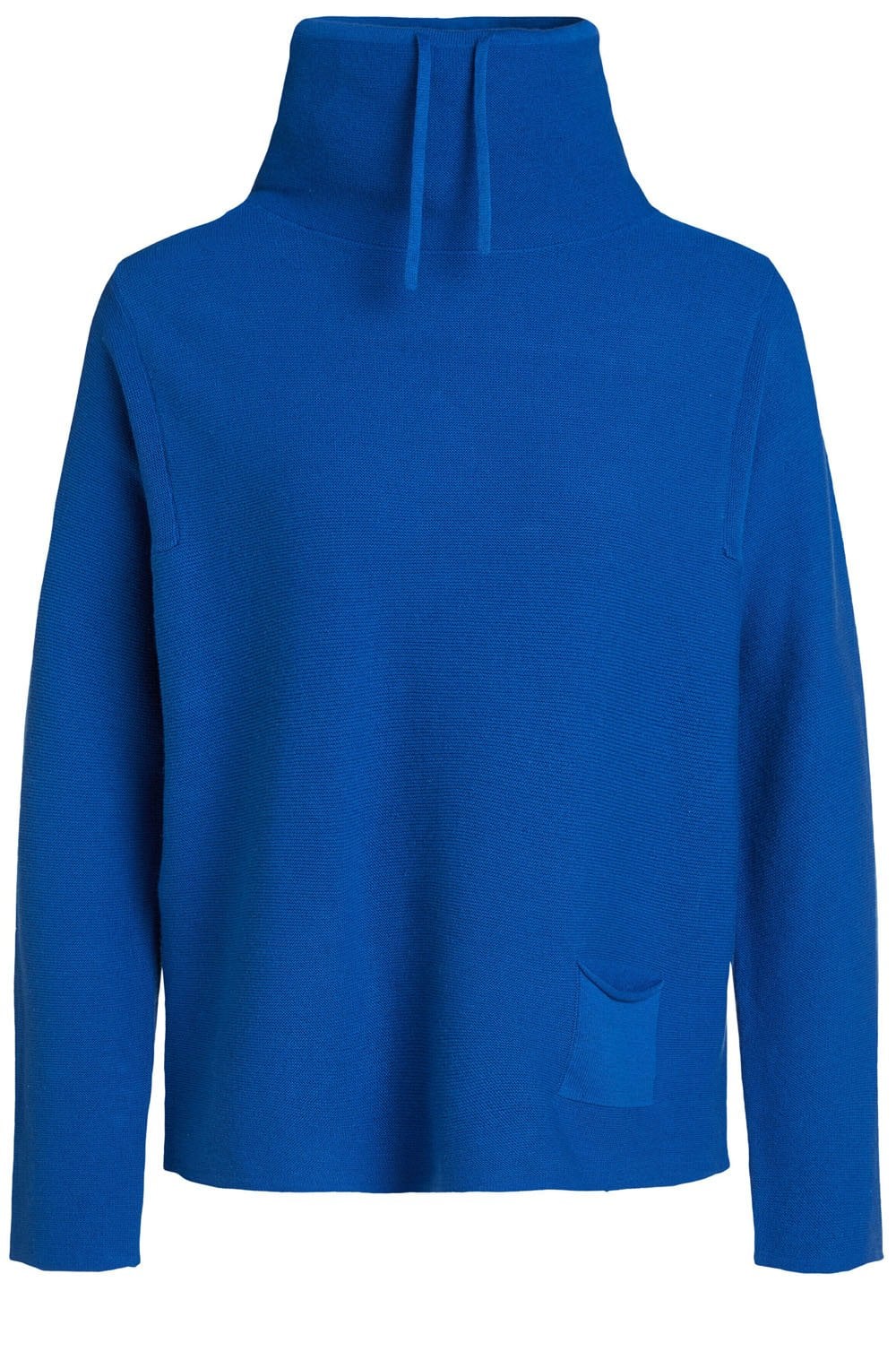 True Blue Fine Rib Jumper
