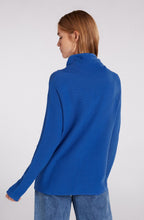 True Blue Fine Rib Jumper