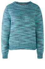 Turquoise Blue Chunky Knit Jumper
