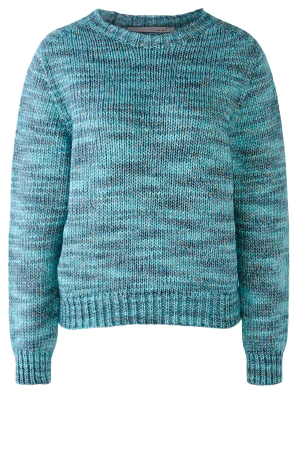 Turquoise Blue Chunky Knit Jumper