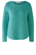 Turquoise Green Chunky Knit Jumper