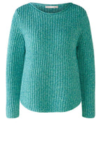 Turquoise Green Chunky Knit Jumper