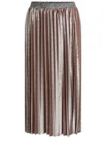 Velvet Pleated Skirt