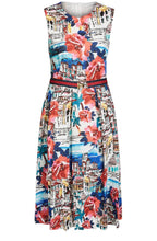 Venetian Print Tea Dress