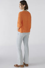 Vermillion Orange Ribbon Knitted Top