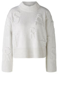 Very Light Grey Look Star Letters Jumper