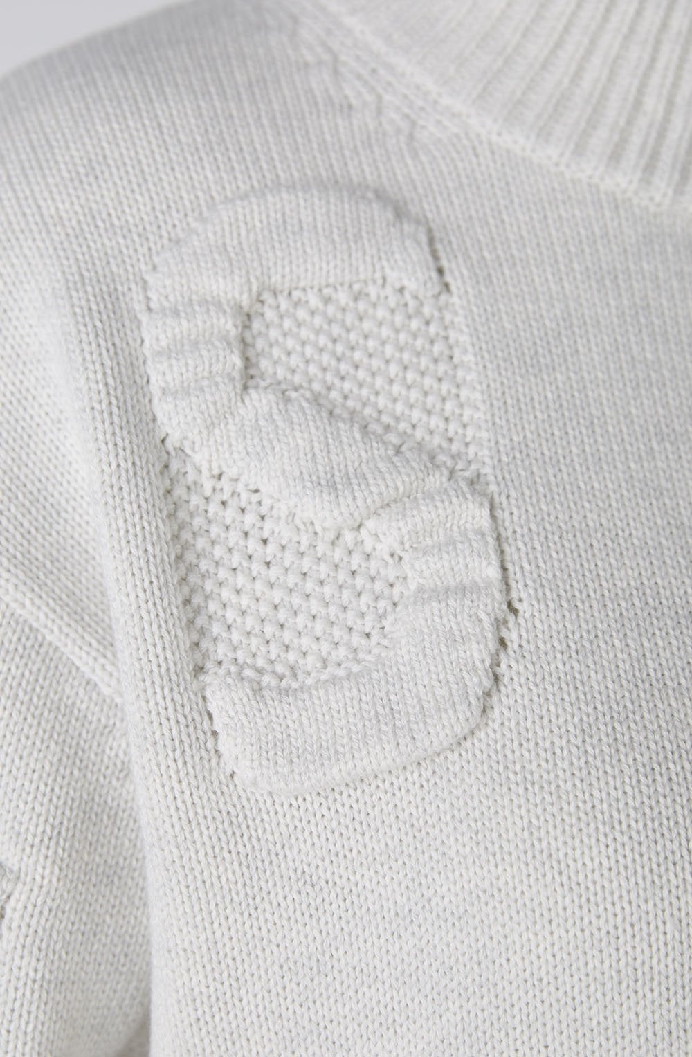 Very Light Grey Look Star Letters Jumper