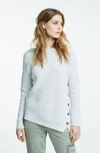 Very Light Grey Ribbed Knit Jumper