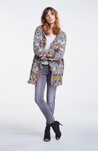 Vibrant Leopard Print Cardigan
