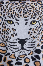Vibrant Leopard Print Cardigan