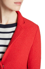 Vibrant Red Wool Coat