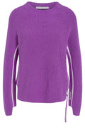 Violet Ribbed Knit Jumper