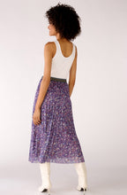 Violet Semi Sheer Pleated Skirt