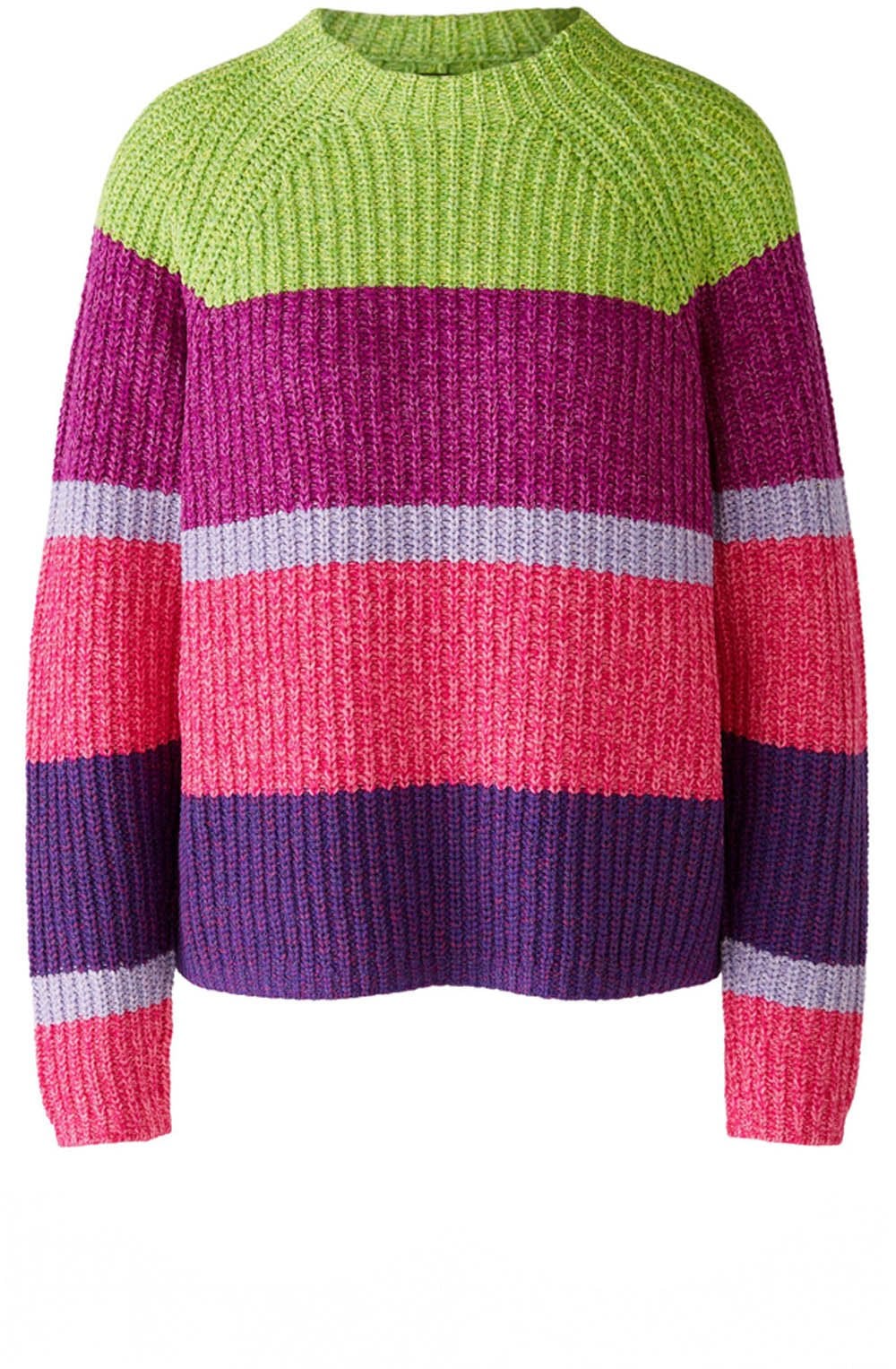 Violet Striped Iconic Mix Jumper