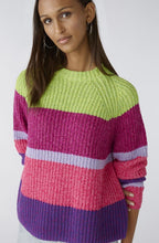Violet Striped Iconic Mix Jumper