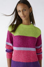 Violet Striped Iconic Mix Jumper