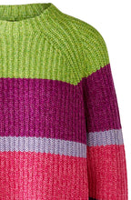 Violet Striped Iconic Mix Jumper