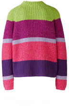 Violet Striped Iconic Mix Jumper