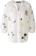 Vitamin Sea Optic White Cotton Tunic