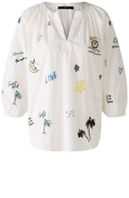 Vitamin Sea Optic White Cotton Tunic
