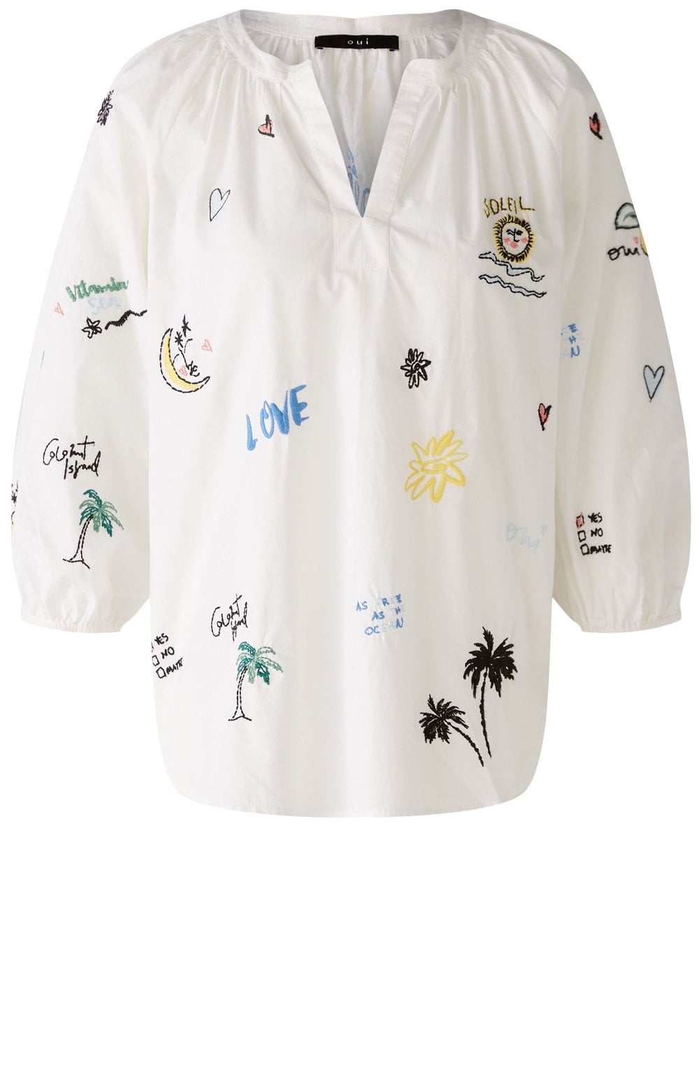 Vitamin Sea Optic White Cotton Tunic