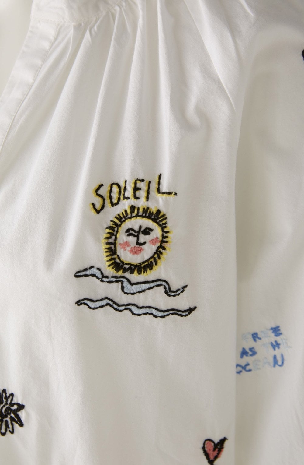Vitamin Sea Optic White Cotton Tunic