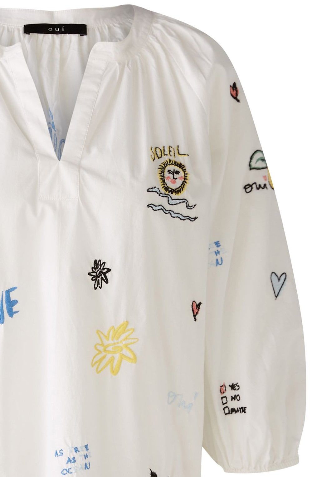 Vitamin Sea Optic White Cotton Tunic