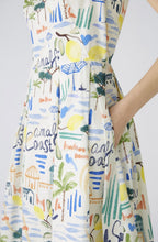 Vitamin Sea Waisted Midi Dress