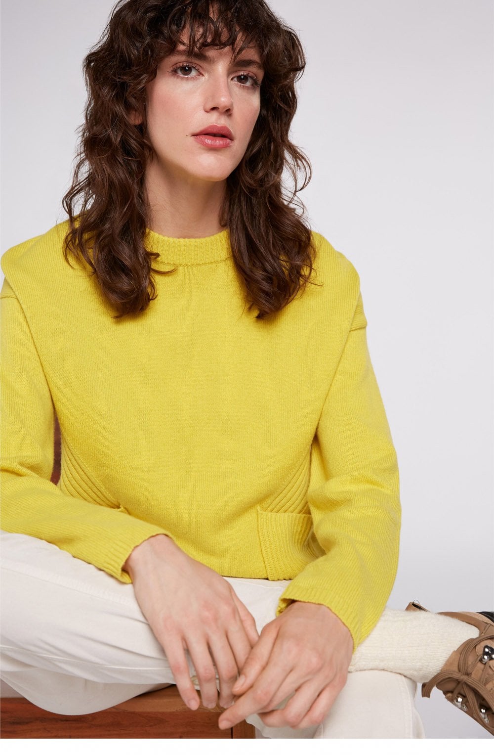 Warm Olive Knit Jumper