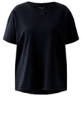 Washed Out Black Diamanté T-Shirt