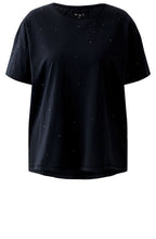 Washed Out Black Diamanté T-Shirt