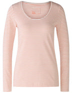 White and Pink Striped Jersey