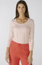 White and Pink Striped Jersey