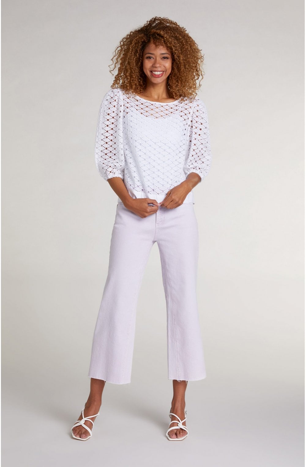 White Anglaise Blouse