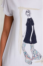 White Bold Design T Shirt
