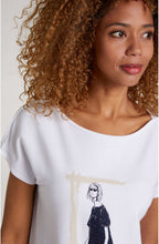 White Bold Design T Shirt