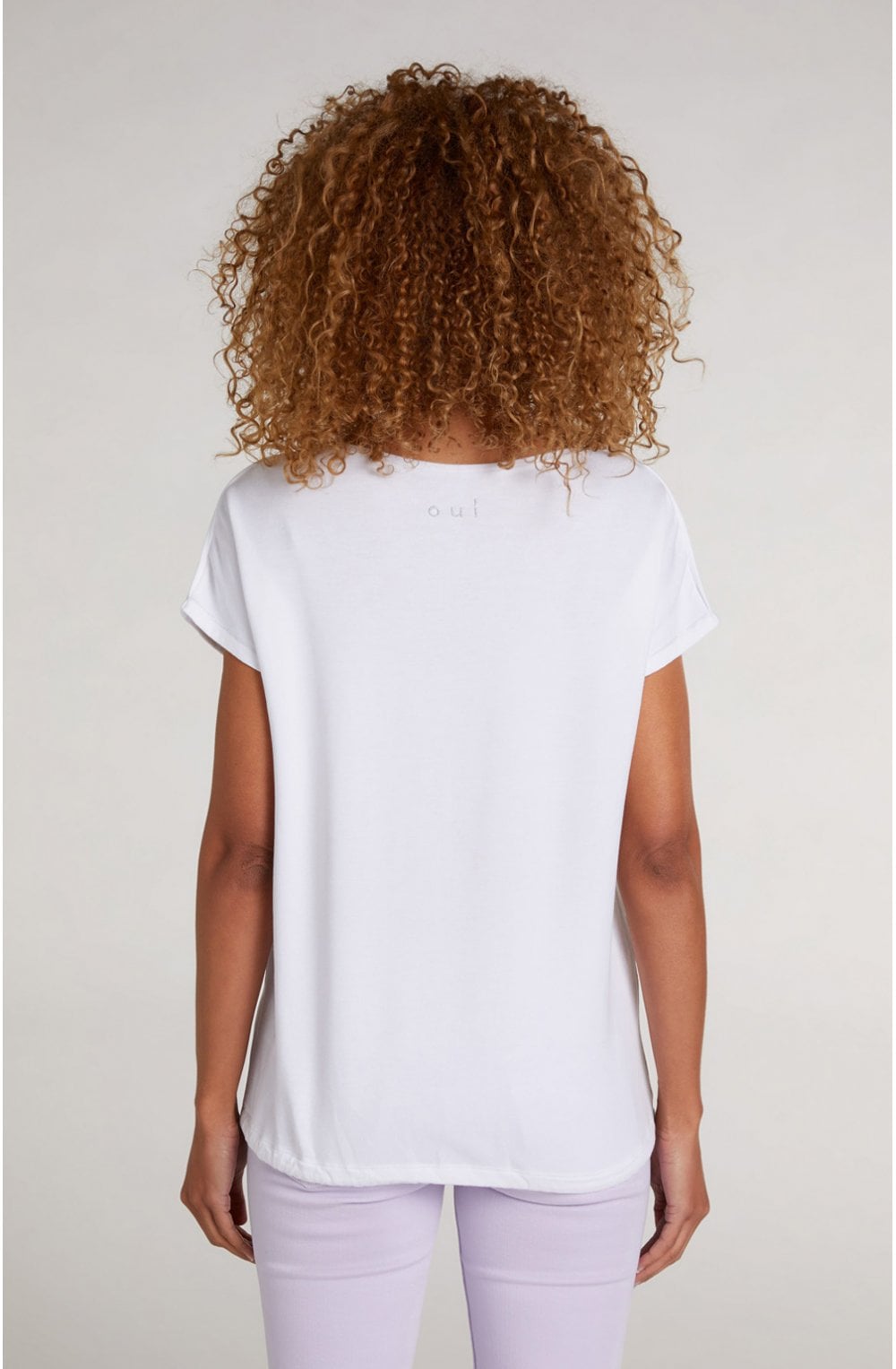 White Bold Design T Shirt
