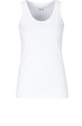 White Broad Strap Vest