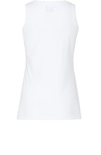 White Broad Strap Vest