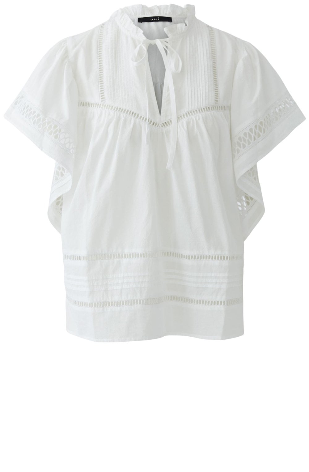 White Broderie Anglaise Blouse