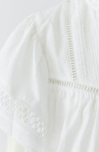 White Broderie Anglaise Blouse