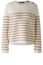 White Camel Buttoned Shoulder Jumper