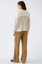 White Camel Buttoned Shoulder Jumper