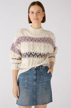 White Camel Elaborate Knit and Yarn Jumper